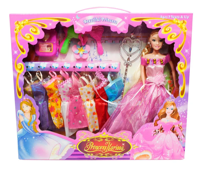 14 PC Girls Fashion Doll Closet Play Set Wholesale