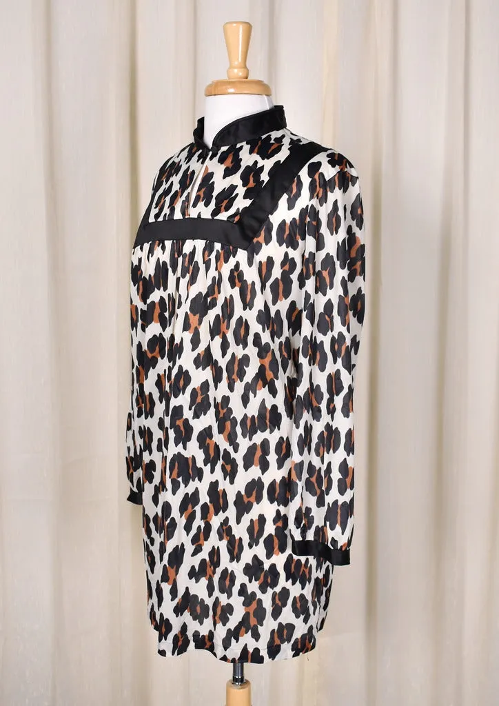1960s Vintage Leopard Keyhole Nightie