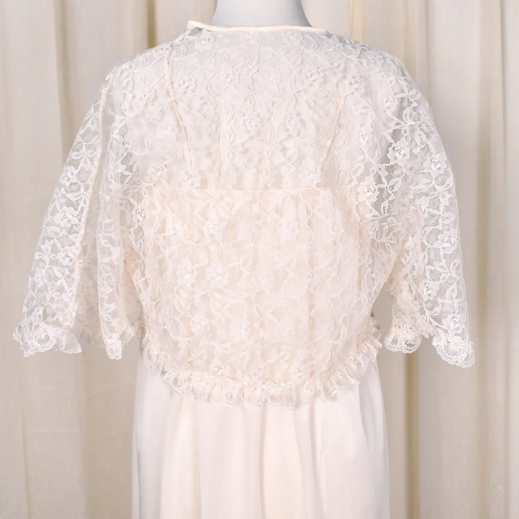 1980s Vintage NWOT Night Gown & Jacket