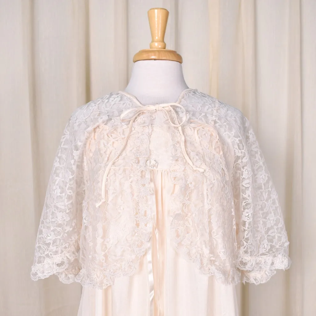 1980s Vintage NWOT Night Gown & Jacket