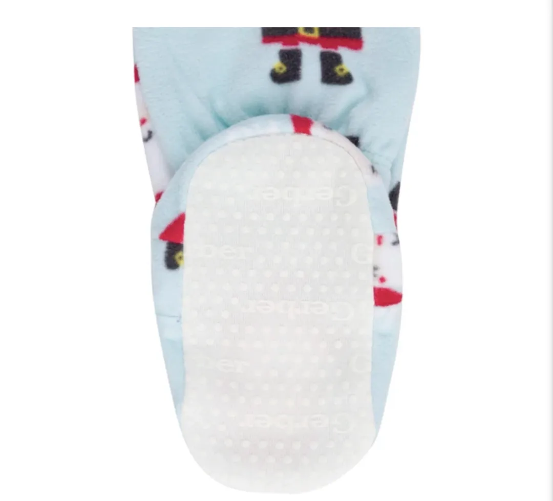 2-Pack Baby Santa Red Stripe Fleece Pajamas | 12 or 24 Months