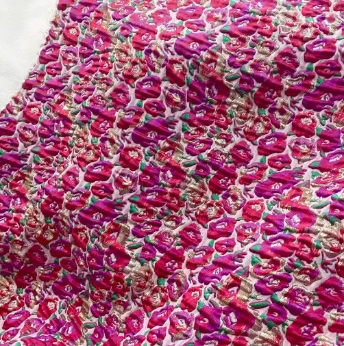 20%OFF-Embossed floral jacquard fabric, windbreakers fabric, party dress fabric , by the yard