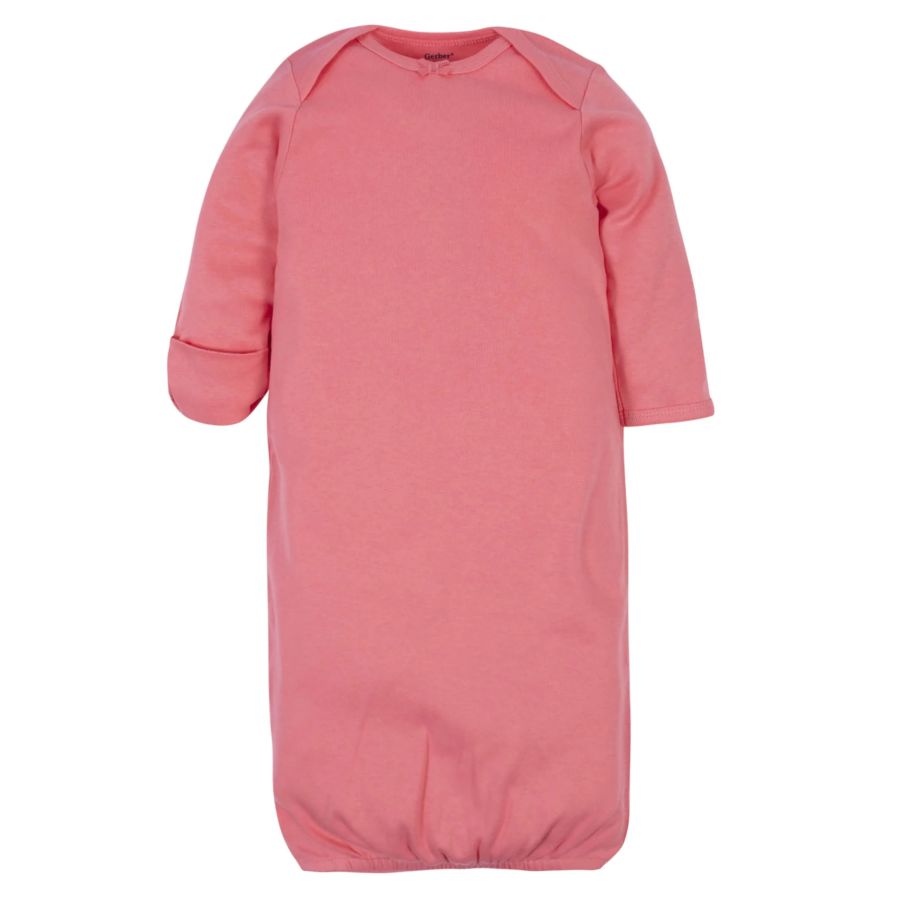3-Pack Baby Girls Rainbow Organic Gowns