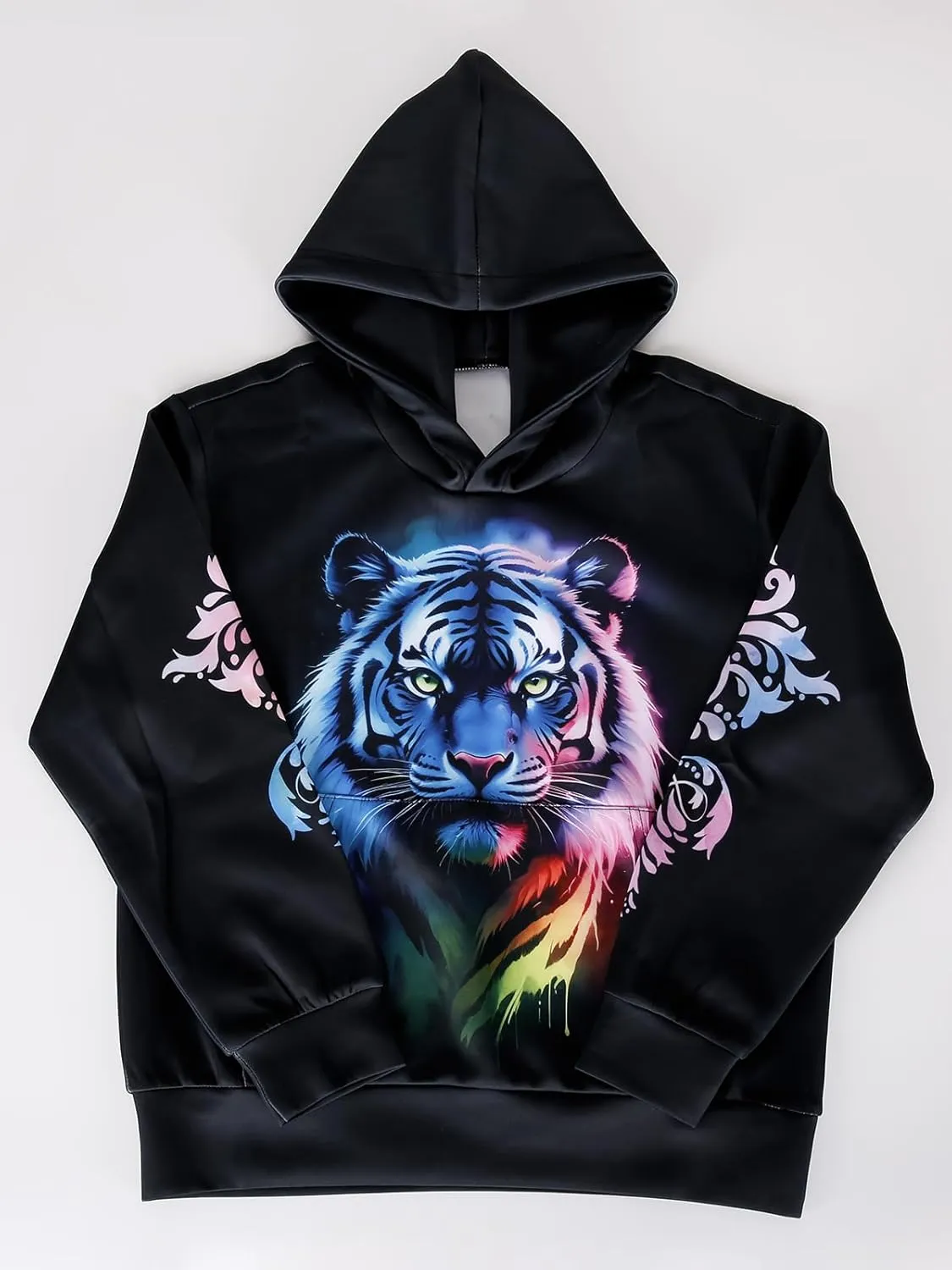 3D Printed Hoodies For Boys Girls Kids Sweatshirts Pullover Novelty Cool Clothes Black Red