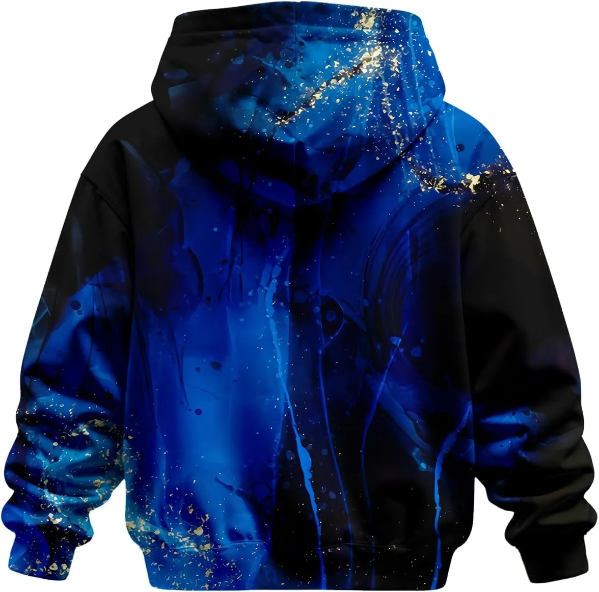 3D Printed Hoodies For Boys Girls Kids Sweatshirts Pullover Novelty Cool Clothes Black Red