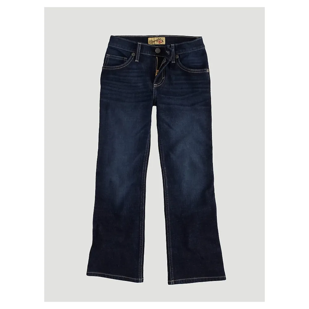 42BWXAZ Wrangler Boy's 20X Vintage Slim Fit Bootcut Jeans - Azure