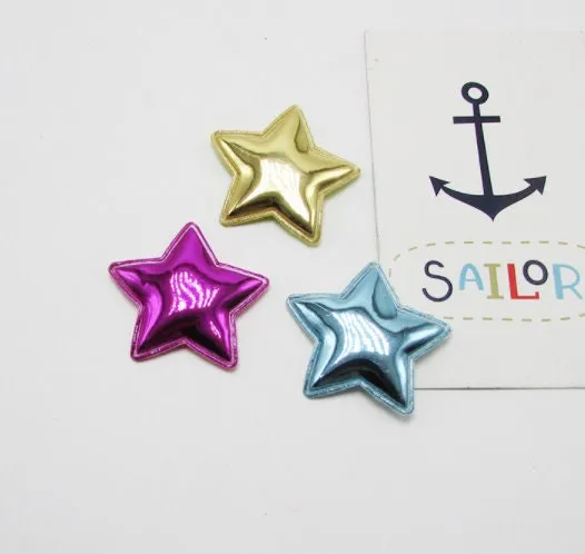 50 Pcs Star Patches, Embroidered Iron On Star Patch Appliques, Quality Patch Material Sew On Glued On, Cute Patches, Patch For Clothing Hat