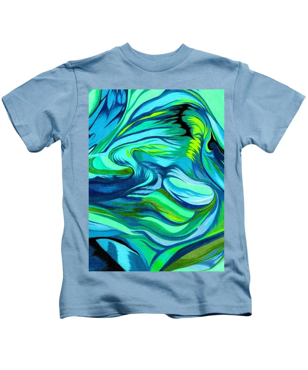 Abstract Green Personality - Kids T-Shirt