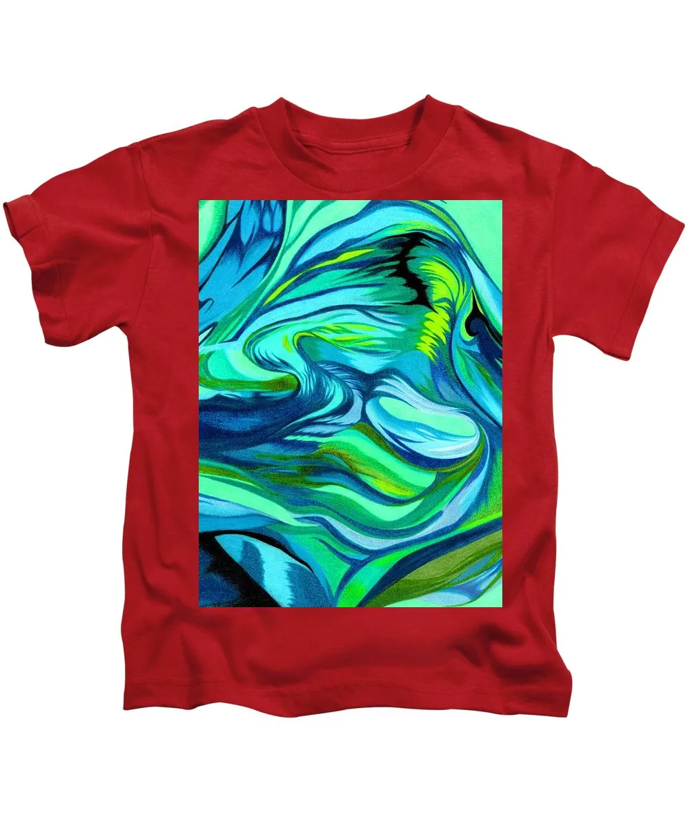 Abstract Green Personality - Kids T-Shirt