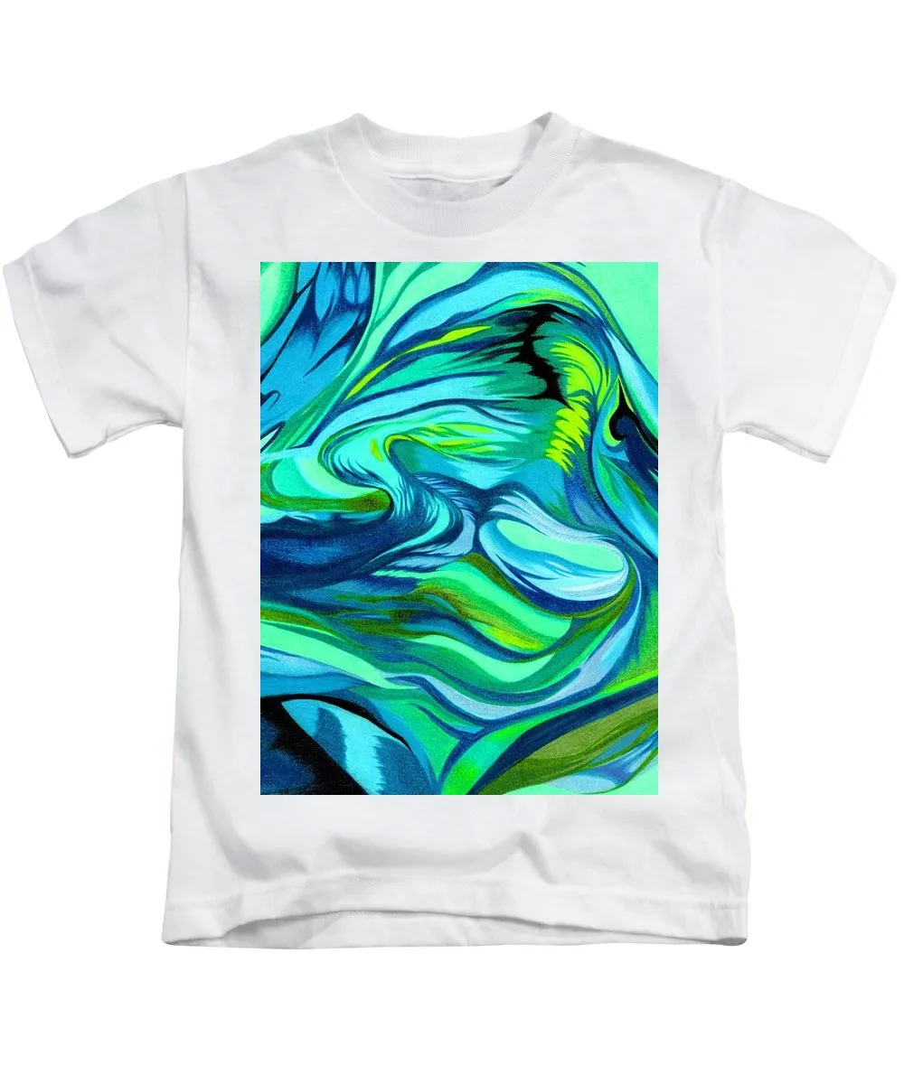 Abstract Green Personality - Kids T-Shirt
