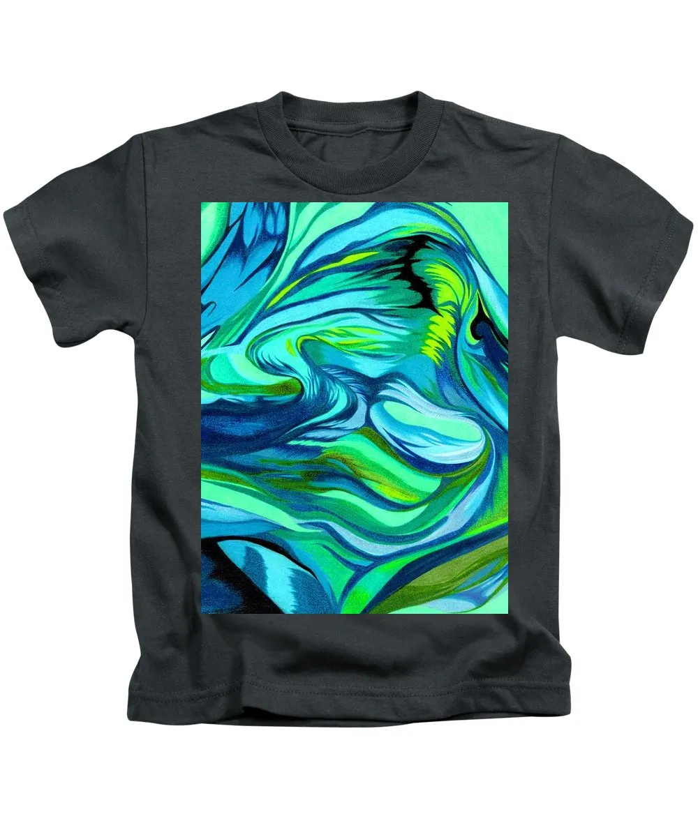 Abstract Green Personality - Kids T-Shirt