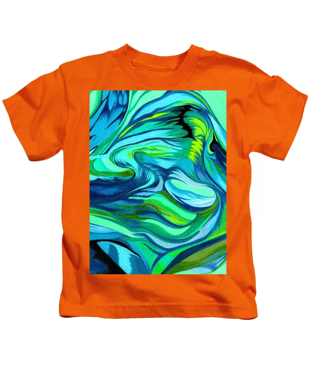 Abstract Green Personality - Kids T-Shirt