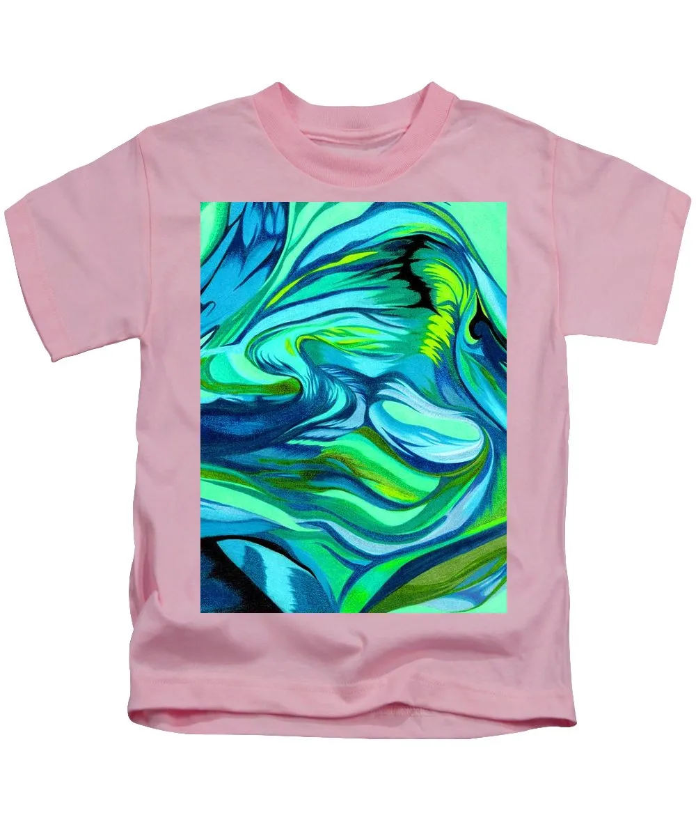 Abstract Green Personality - Kids T-Shirt
