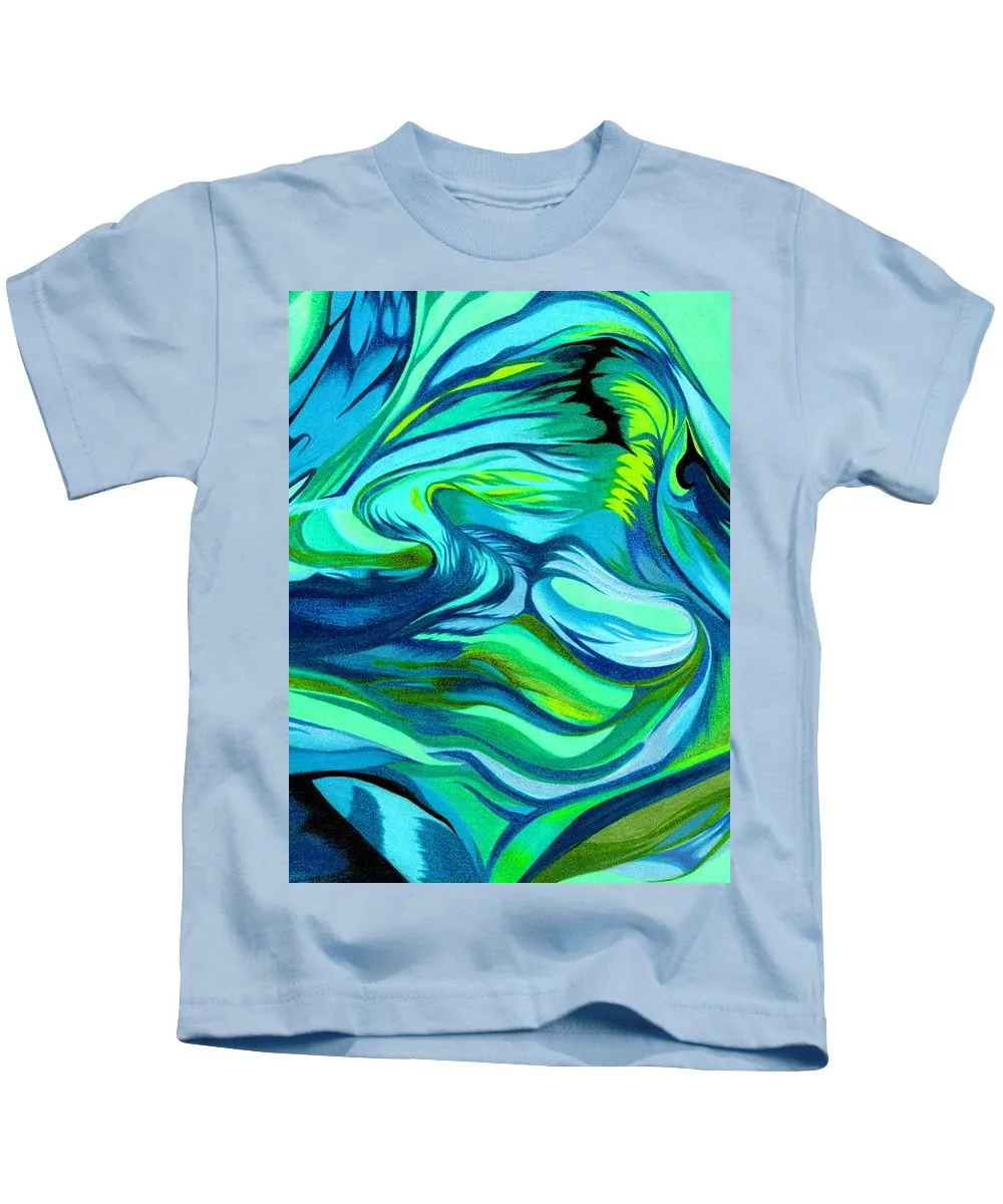 Abstract Green Personality - Kids T-Shirt