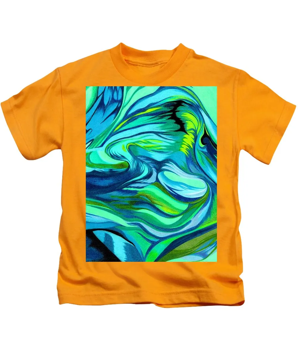 Abstract Green Personality - Kids T-Shirt
