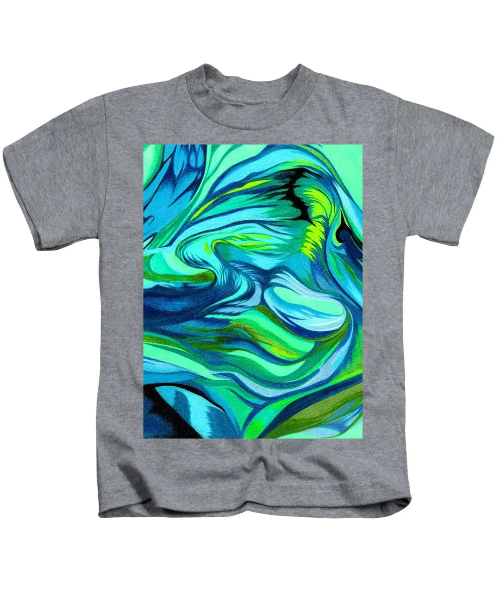 Abstract Green Personality - Kids T-Shirt