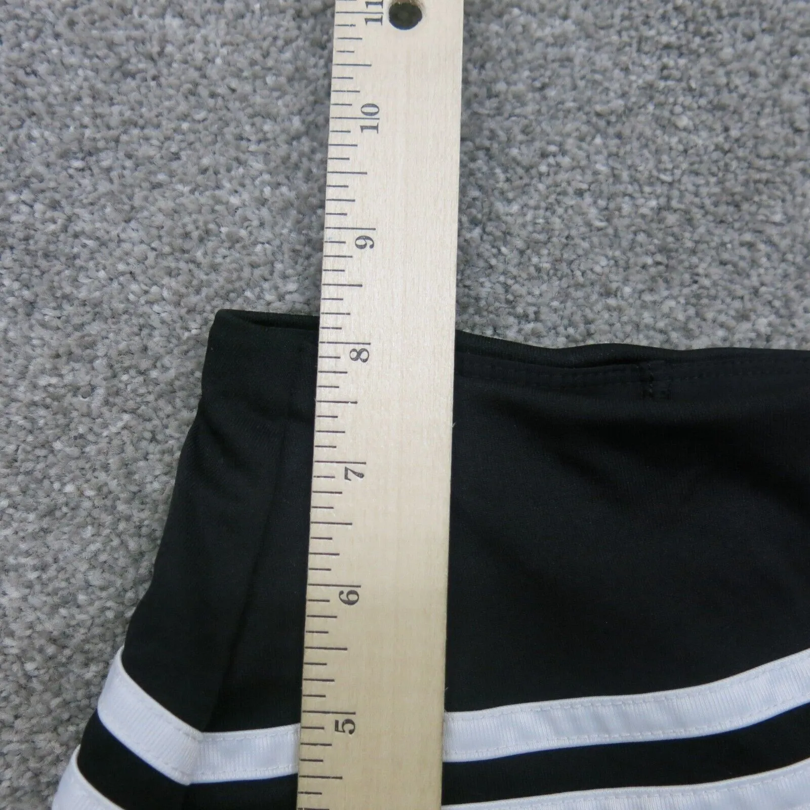 Adidas Athletic Skorts Shorts Kids Girls Size 2T Black 3 Striped Sports Skorts