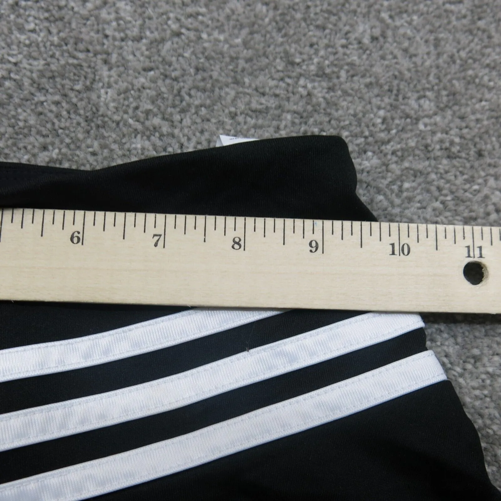 Adidas Athletic Skorts Shorts Kids Girls Size 2T Black 3 Striped Sports Skorts