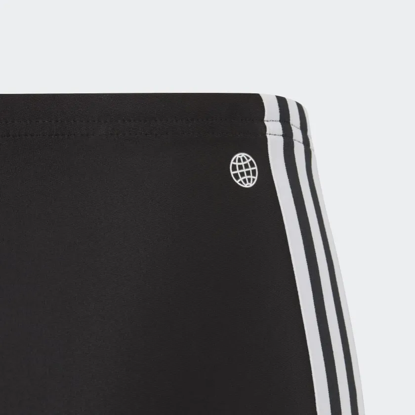 ADIDAS CLASSIC 3-STRIPES SWIM BOXERS - BLACK