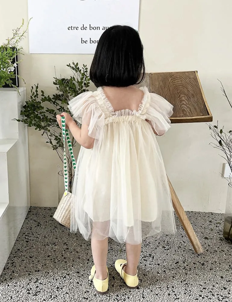 AGQT Baby Girls Tutu Dress Tulle Sundress Size 9M-5T
