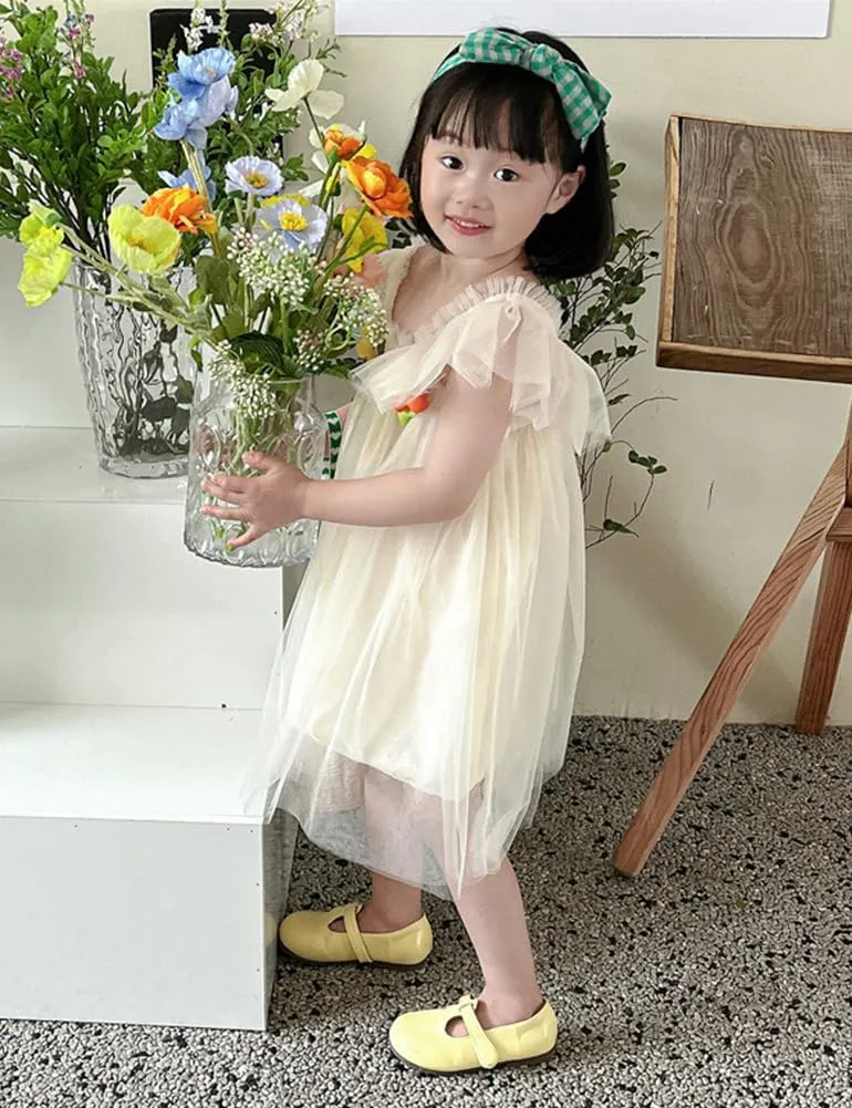 AGQT Baby Girls Tutu Dress Tulle Sundress Size 9M-5T