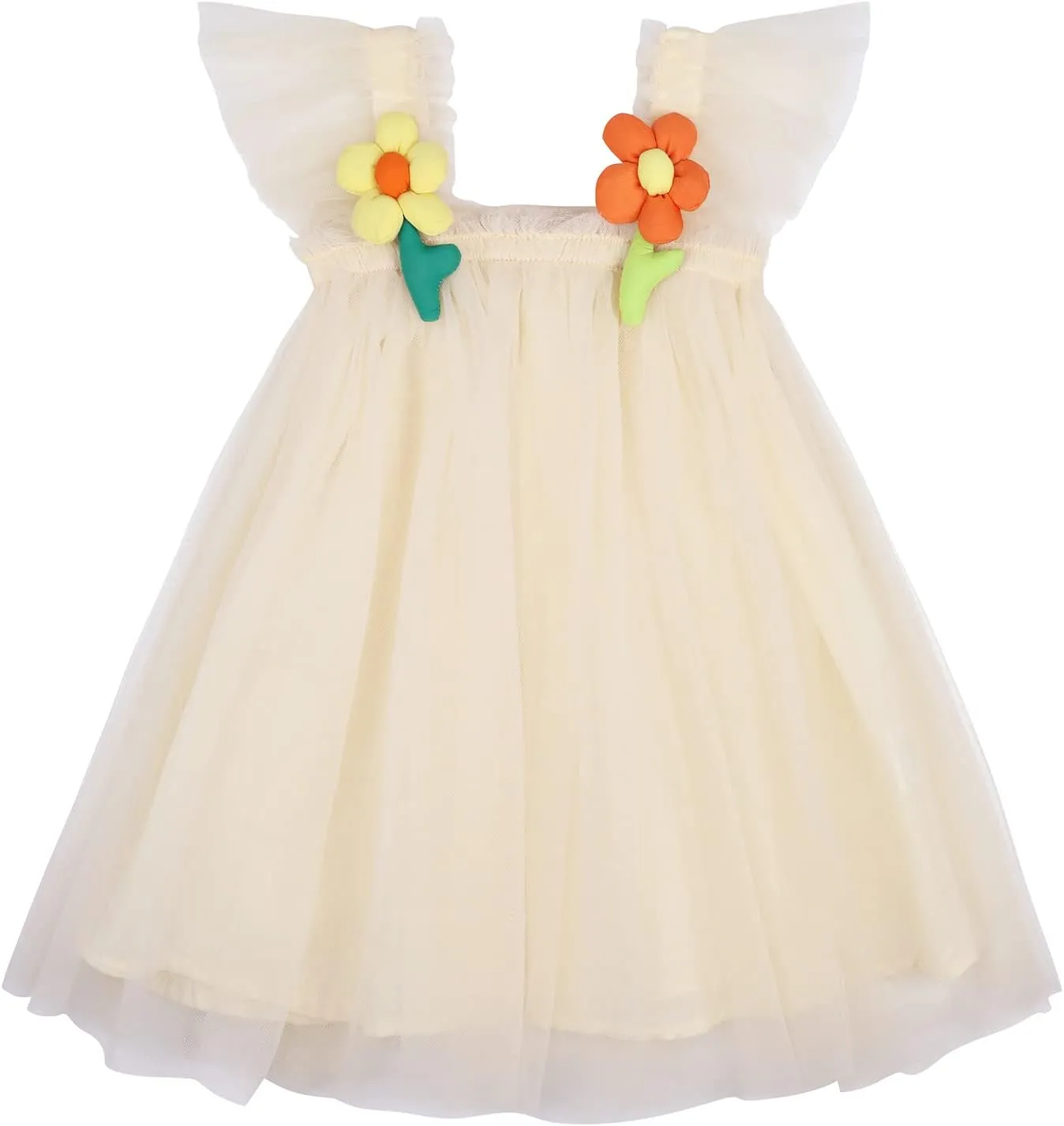 AGQT Baby Girls Tutu Dress Tulle Sundress Size 9M-5T