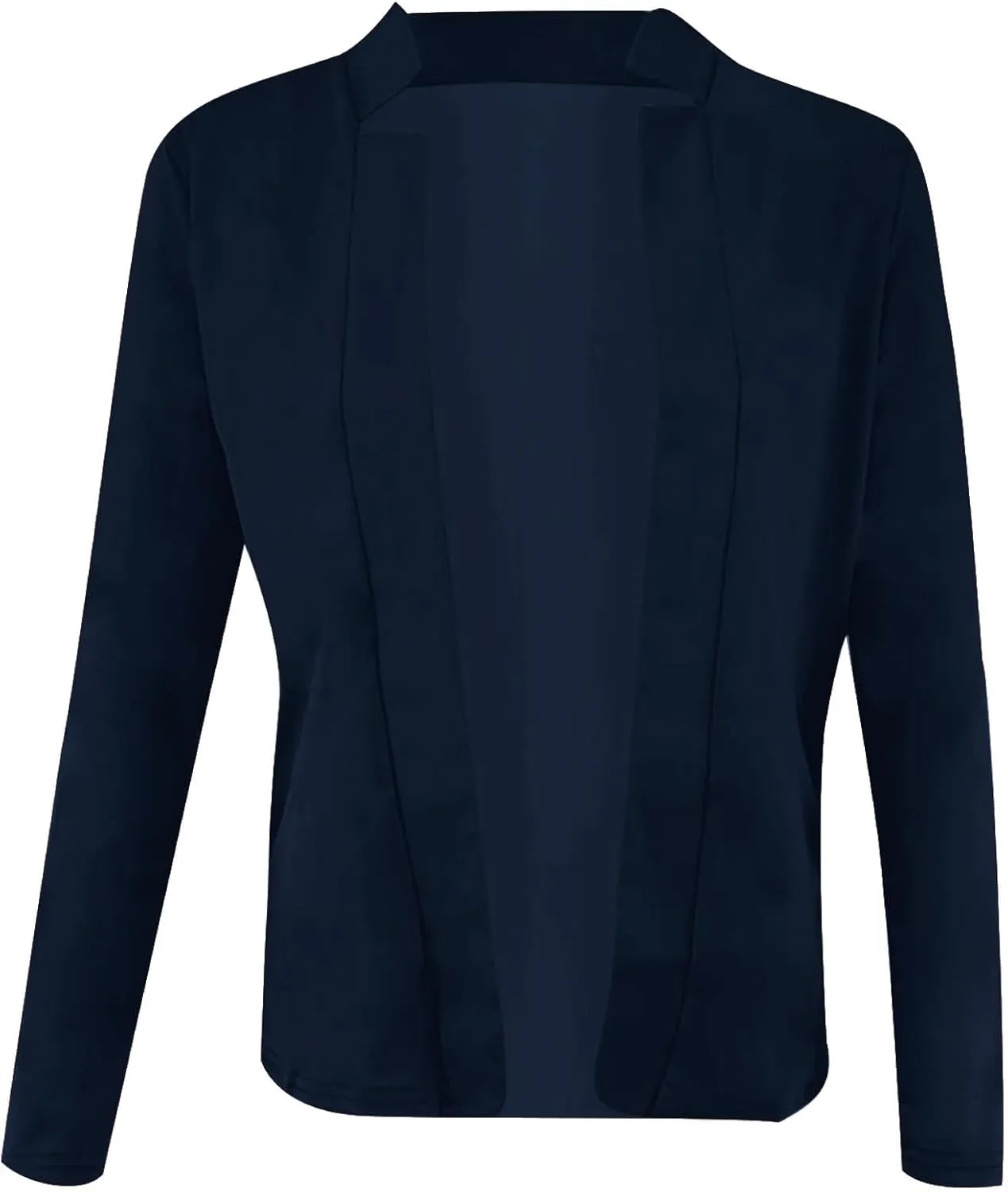 Akklian Blazers for Women Business Casual Plus Size Crop Tops Open Front Long Sleeve Cardigan Coat Suit Jackets Formal Dress