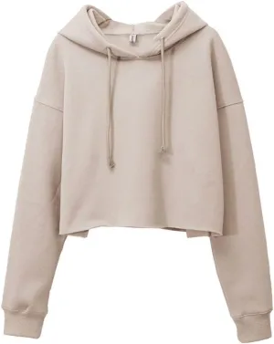 Amazhiyu Women's Cropped Hoodies Long Sleeves Fleece Crop Top Sweatshirt with Hooded