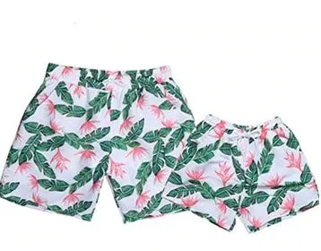 Ashoreshop family matching swimwear beachwear mommy Daddy and me swimsuit