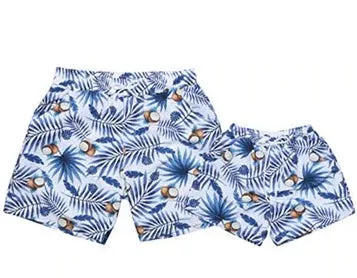 Ashoreshop family matching swimwear beachwear mommy Daddy and me swimsuit