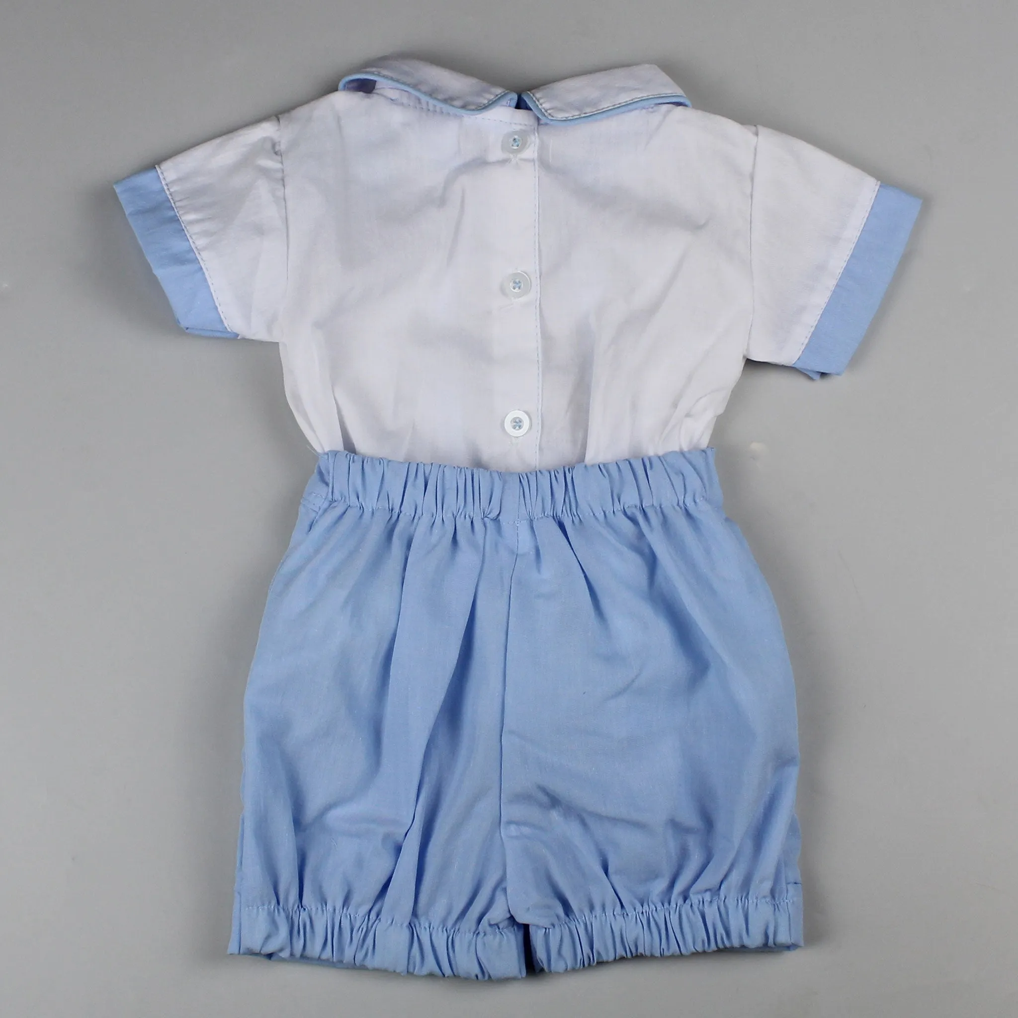 Baby Boy Smart Summer Outfit - Shorts and Shirt