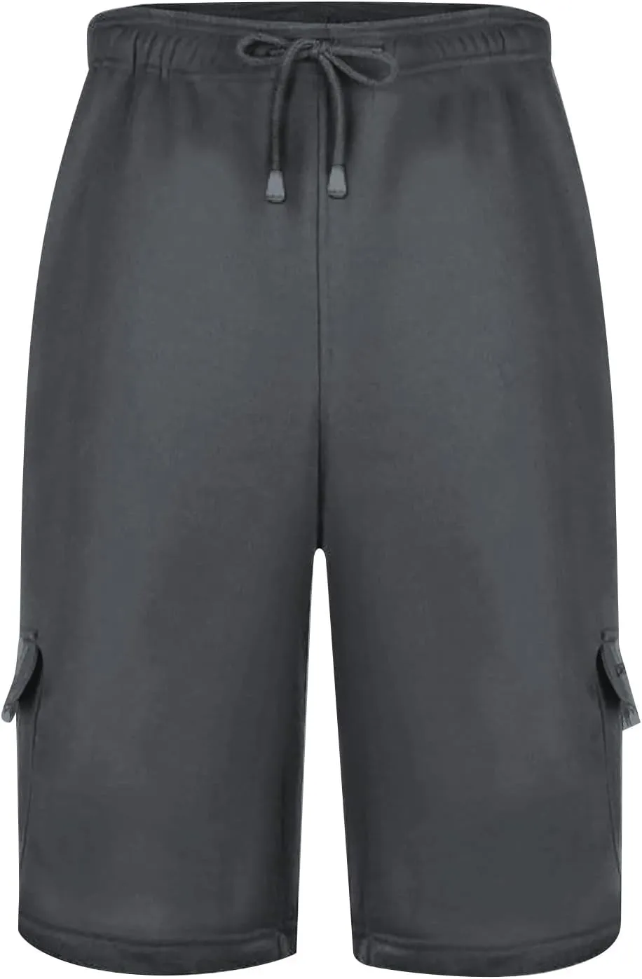 Baggy Cargo Shorts for Men Casual Drawstring Waist Sweat Shorts Lightweight Comfy Summer Shorts with Multi Pockets