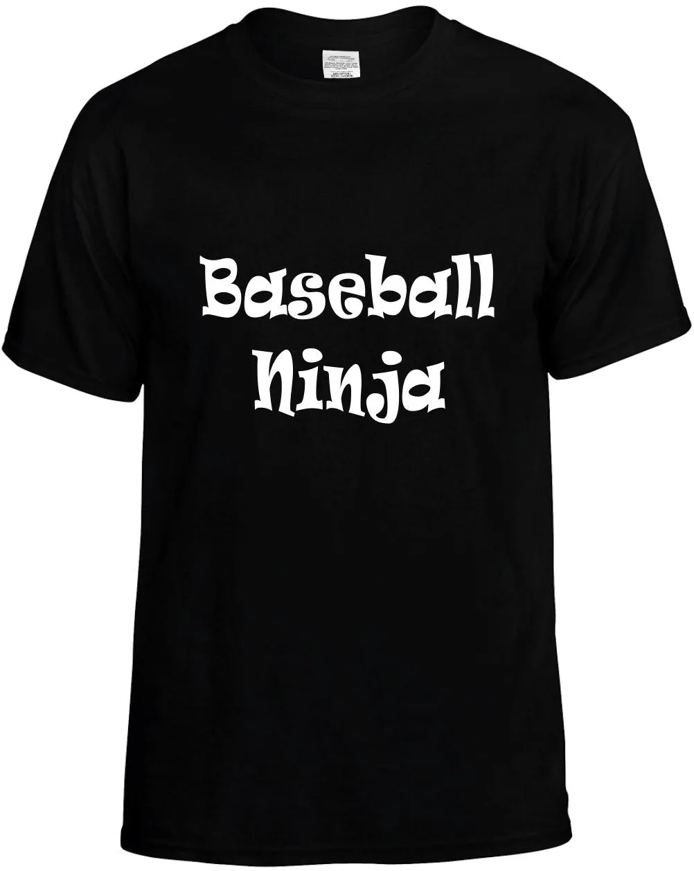 Baseball Ninja Sports Cool Unisex T-Shirt Novelty Graphic Tee Shirt