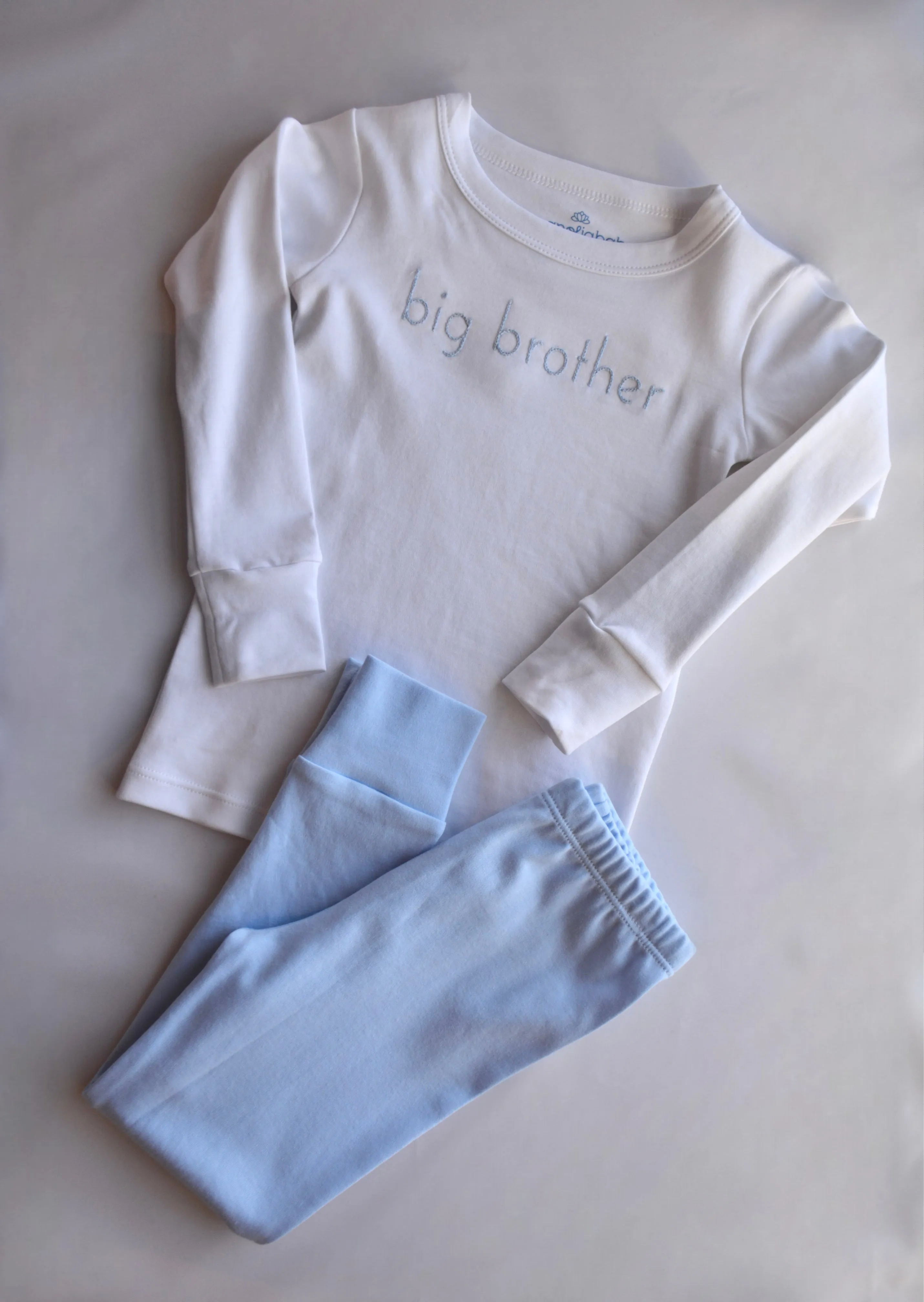 Big Brother Embroidered Long Pajama