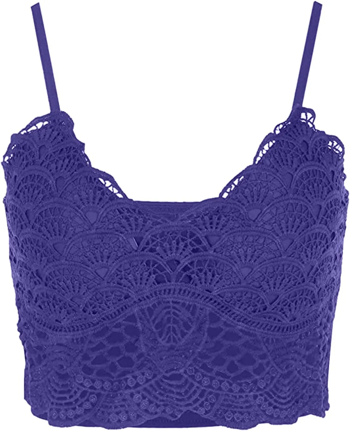 Binmer Lace Bralettes for Womens Half Cami Tank Sexy Adjustable Spaghetti Strap Camisoles Teen Girl Going Out Crop Tops