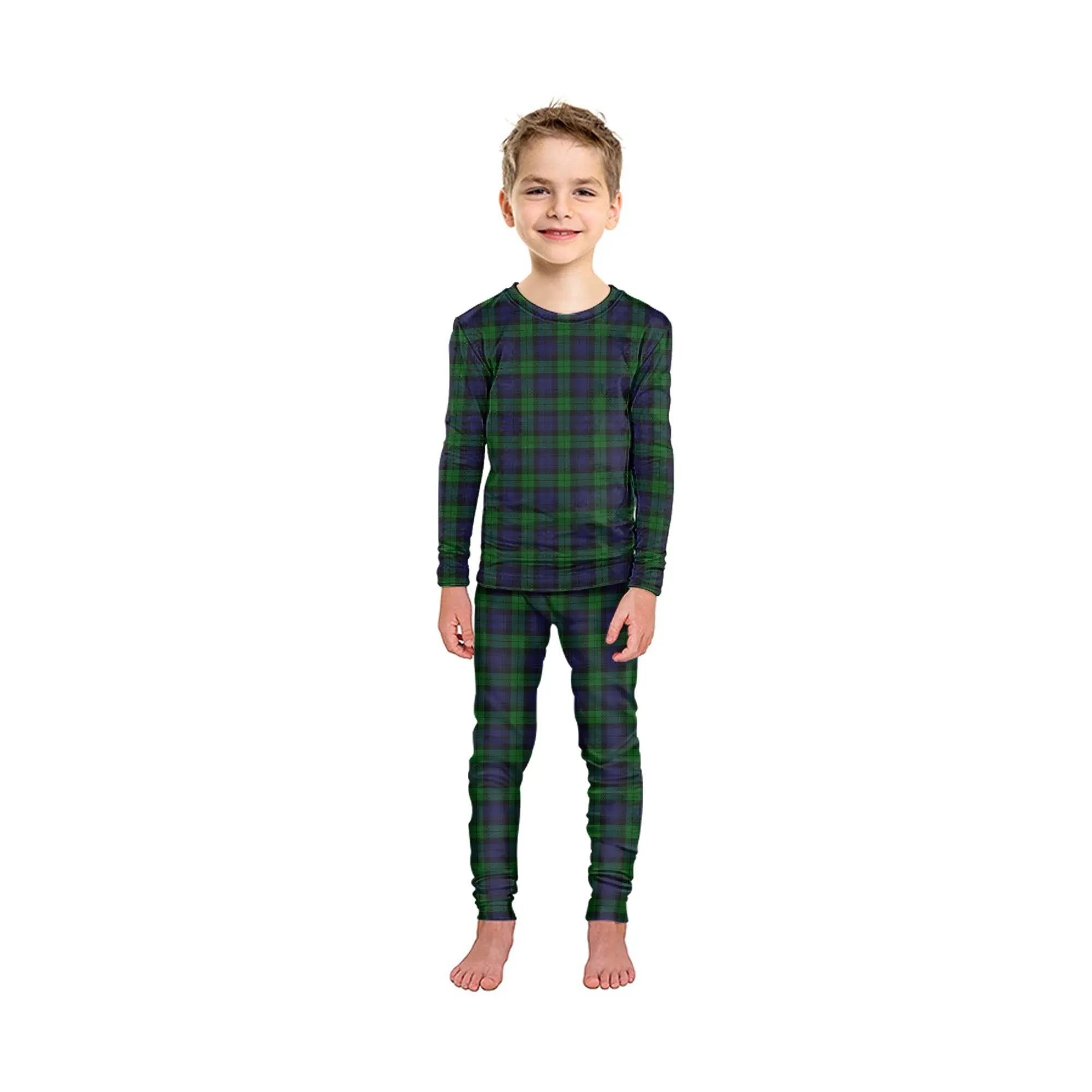 Black Watch Tartan Pajamas Family Set
