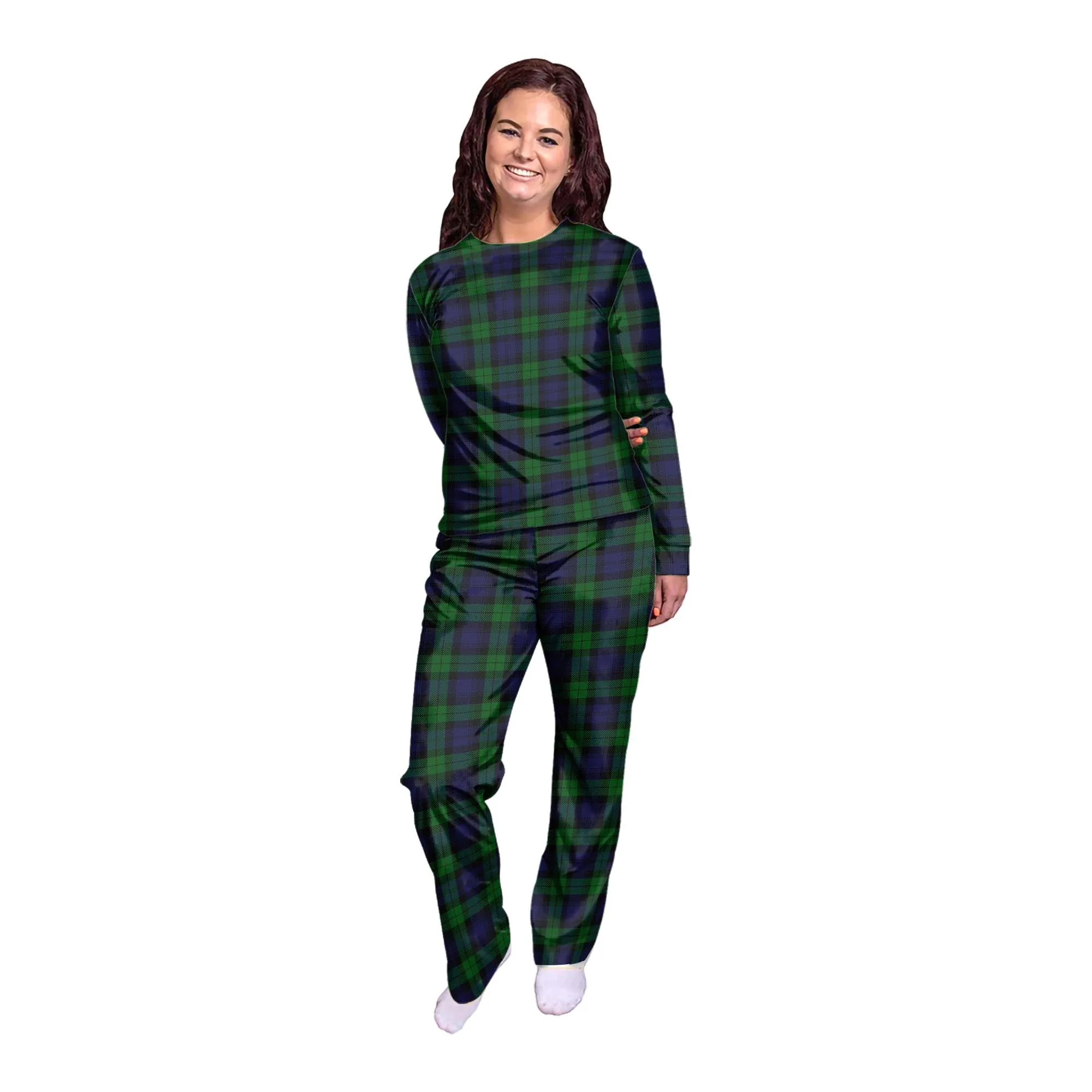 Black Watch Tartan Pajamas Family Set