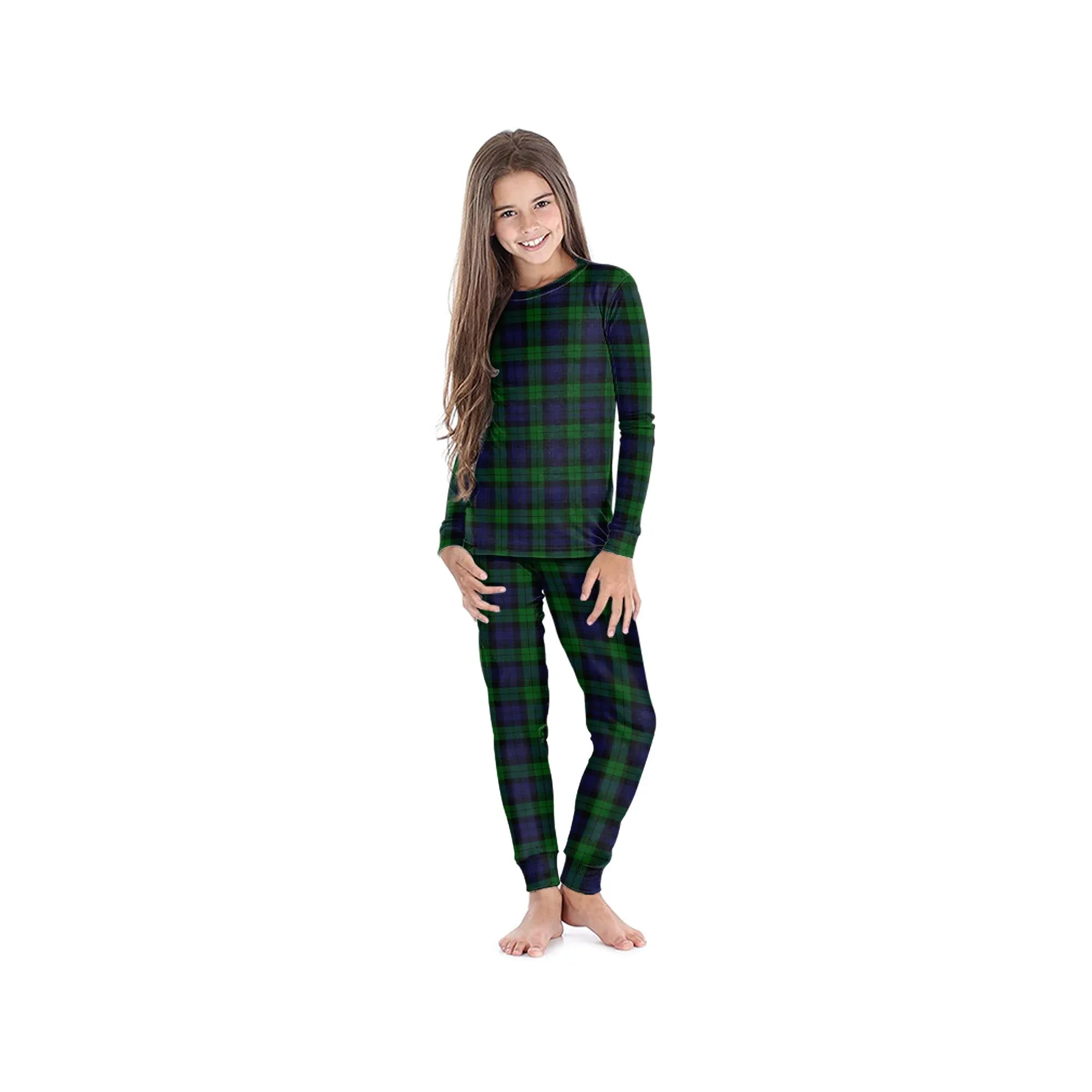 Black Watch Tartan Pajamas Family Set