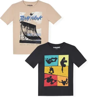 Boys Tee Shirts 2 Pack Graphic Tees for Boys