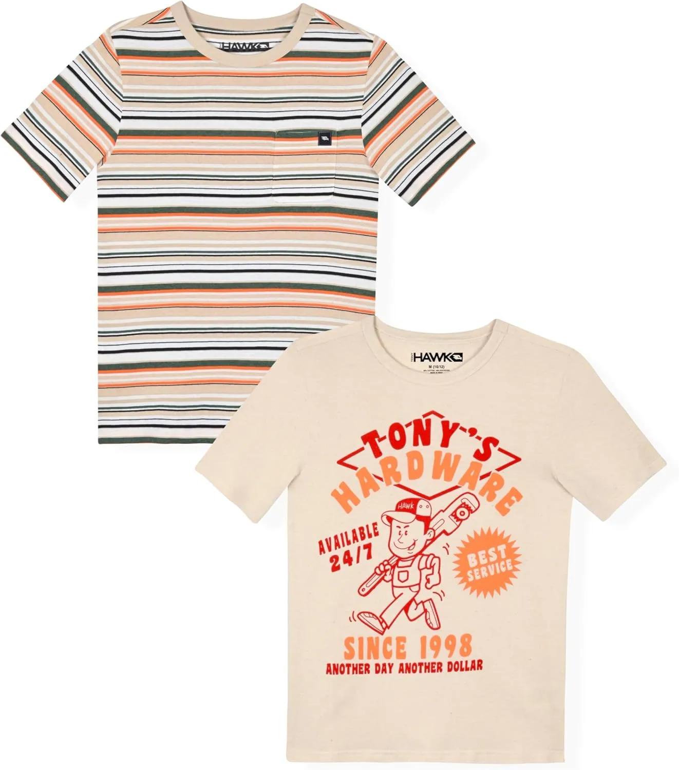 Boys Tee Shirts 2 Pack Graphic Tees for Boys