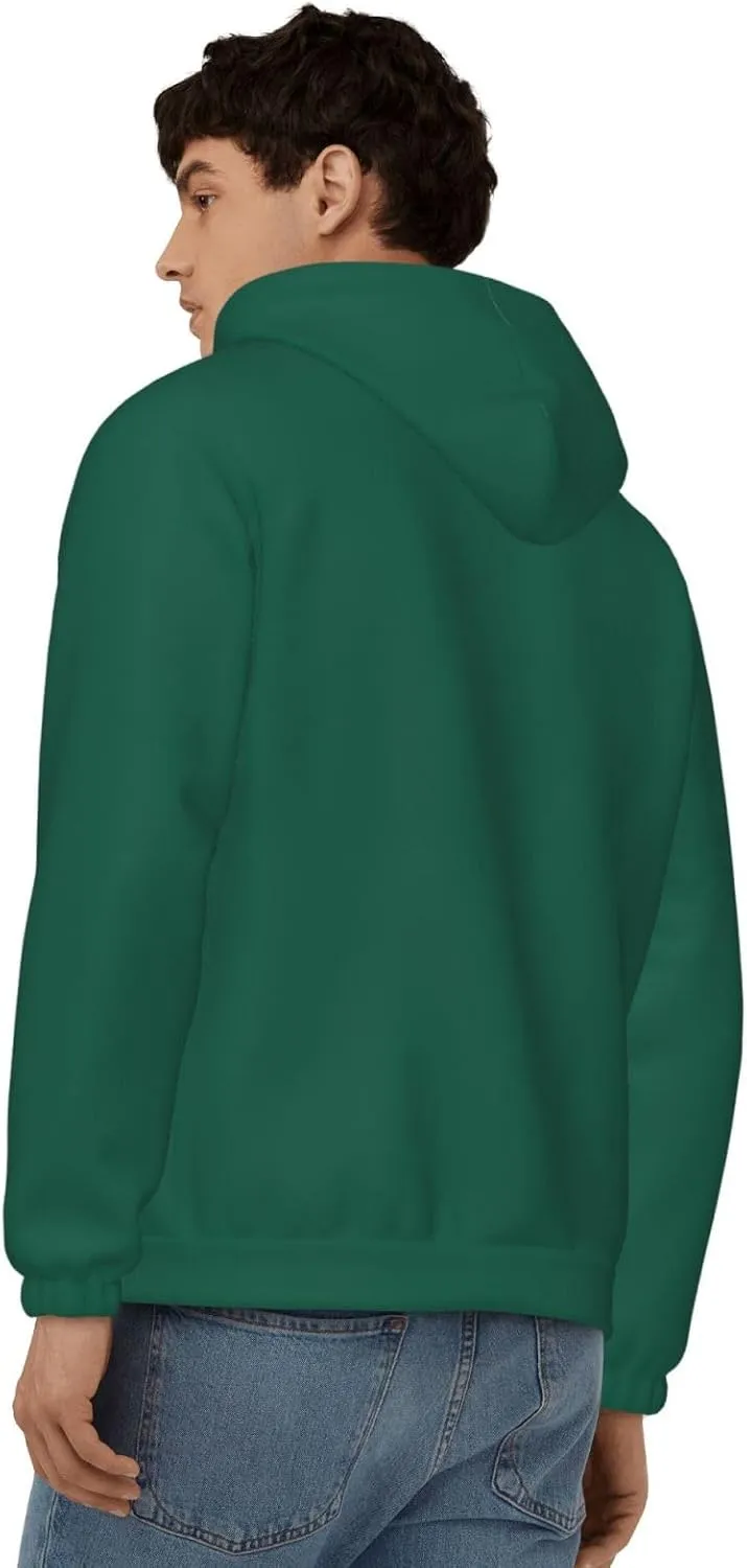 Cal Poly Mustangs Men'S Zip Up Hoodies With Pocket Hooded Sweatshirts