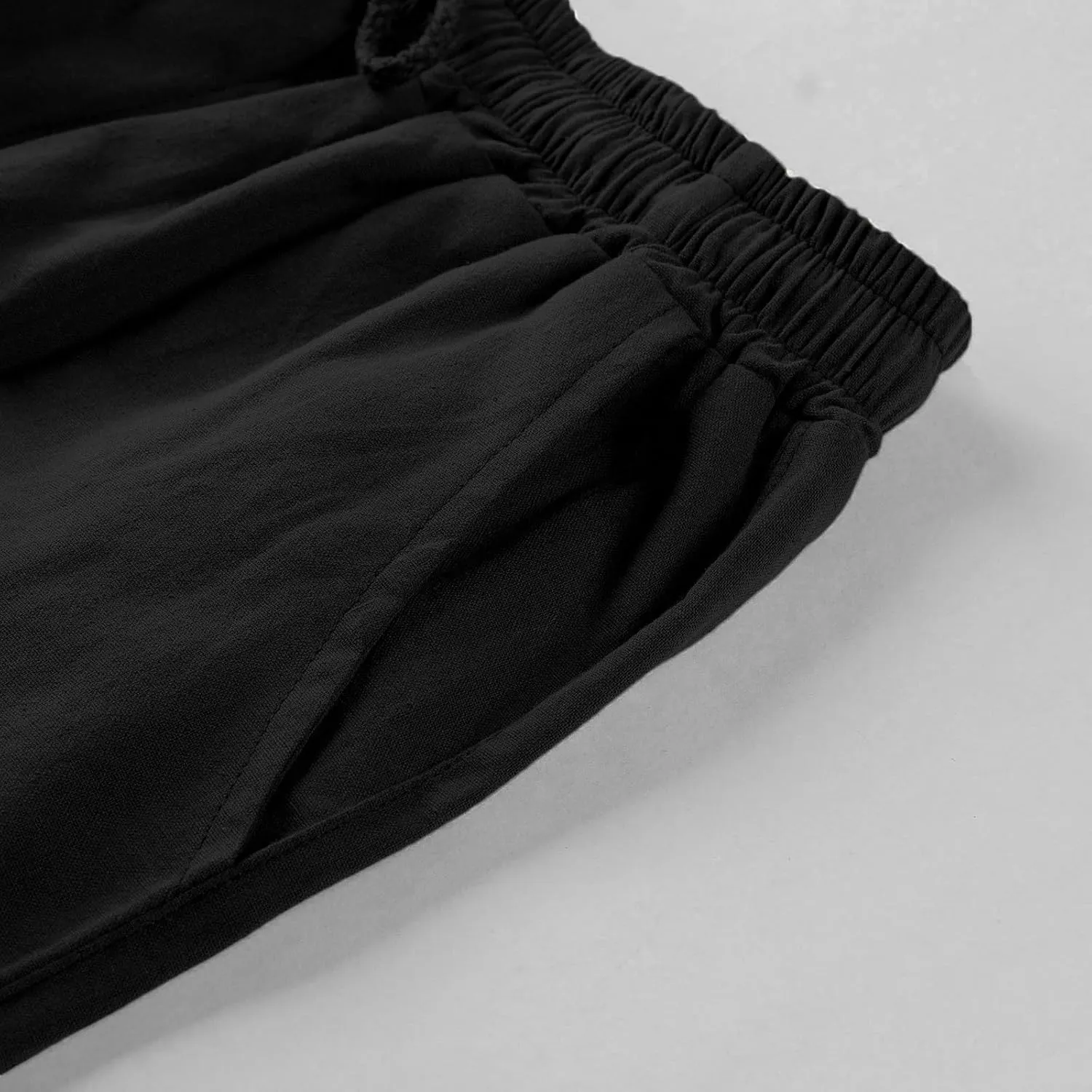 Cargo Shorts for Men Big and Tall Elastic Waist Lightweight Summer Shorts Stretch Baggy Outdoor Hiking Pants with Pockets