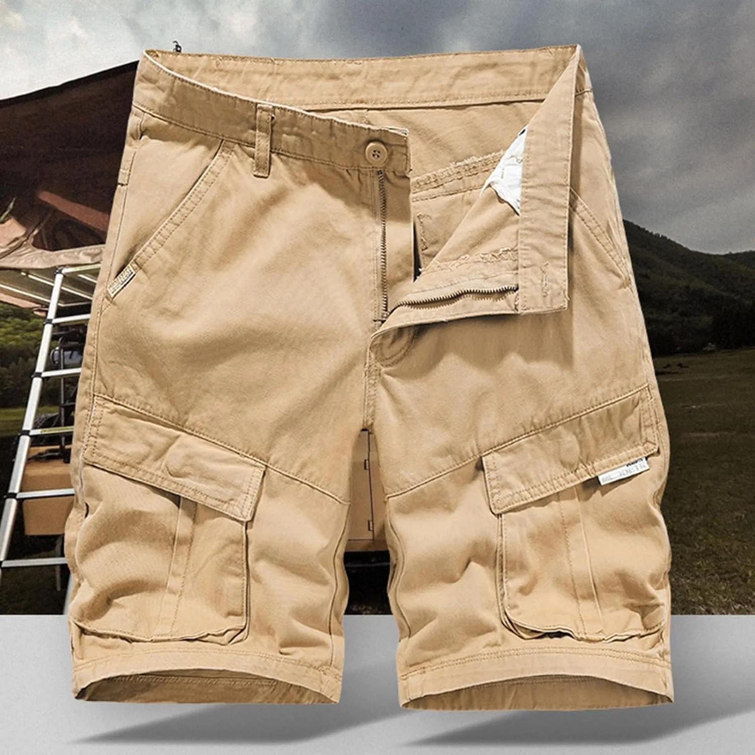 Cargo Shorts for Men Relaxed Fit Loose 2025 Baggy Y2K Shorts Plus Size Lounge Outdoor Sports Athletic Trousers with Pockets