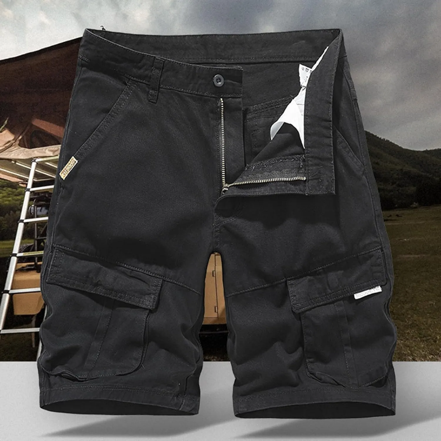 Cargo Shorts for Men Relaxed Fit Loose 2025 Baggy Y2K Shorts Plus Size Lounge Outdoor Sports Athletic Trousers with Pockets