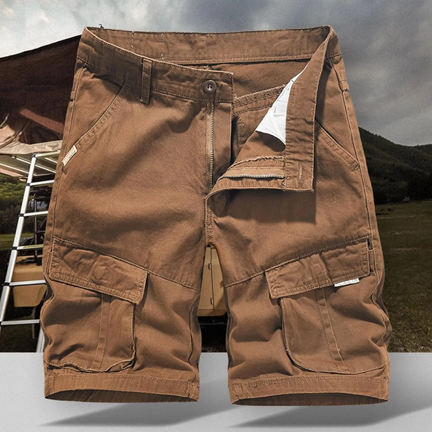 Cargo Shorts for Men Relaxed Fit Loose 2025 Baggy Y2K Shorts Plus Size Lounge Outdoor Sports Athletic Trousers with Pockets