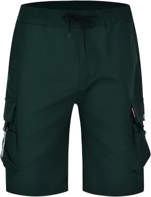 Cargo Shorts for Men Stretch Waist Casual Lightweight Relaxed Fit Hiking Pants Baggy Summer Shorts with Multi Pockets