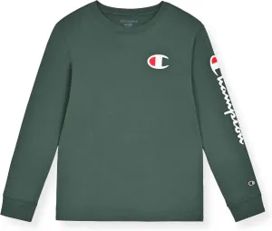 Champion Boys Long Sleeve Tee Shirt Kids Tops