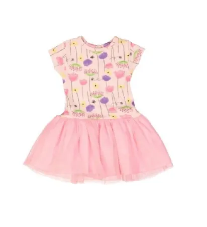 Chloe Louise Tutu Dress Pink Floral (0-12mths)