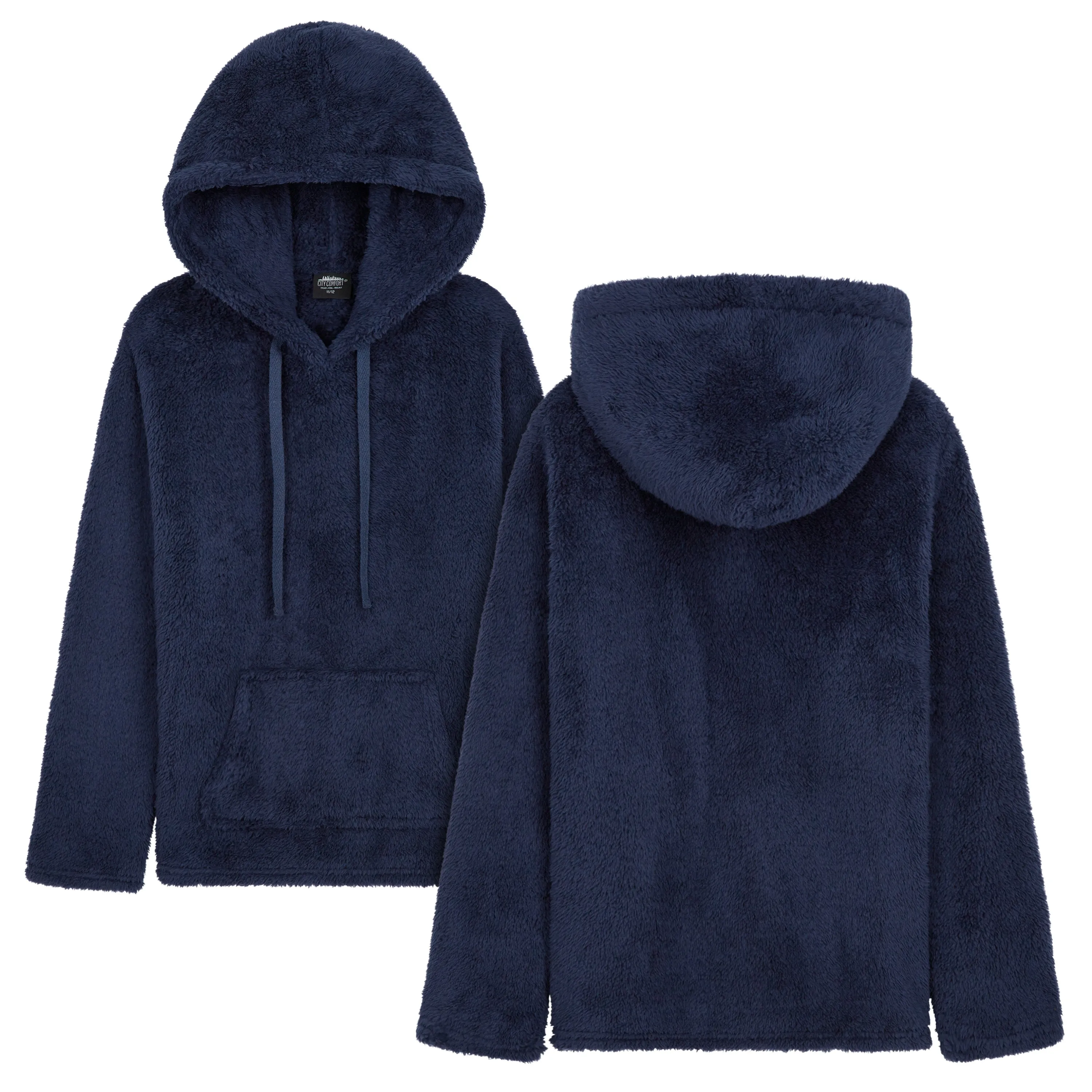 CityComfort Girls Fleece Hoodie, Soft Fluffy Hooded Pullover - Gifts for Kids