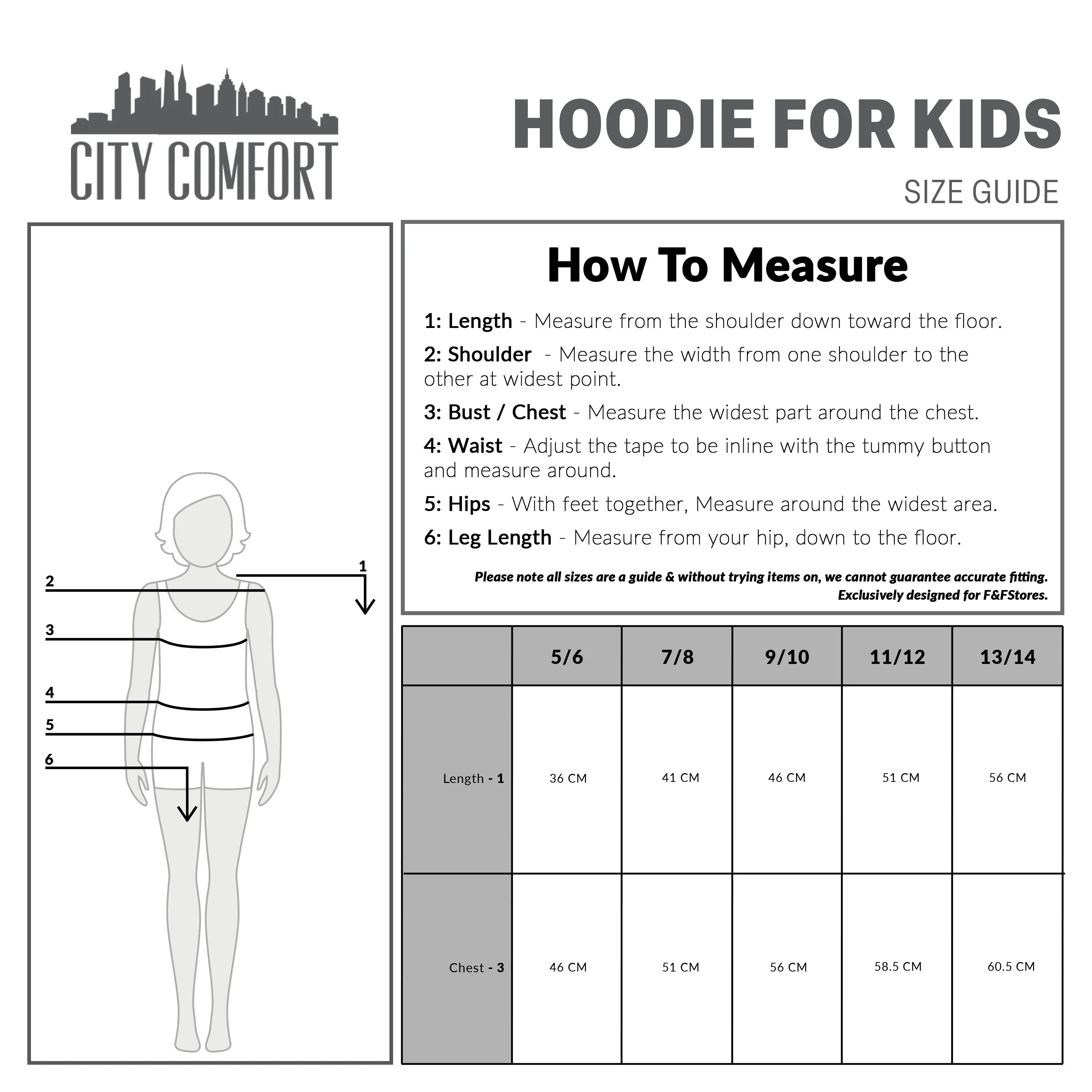 CityComfort Girls Fleece Hoodie, Soft Fluffy Hooded Pullover - Gifts for Kids